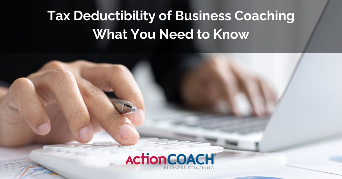 Tax Deductibility of Business Coaching